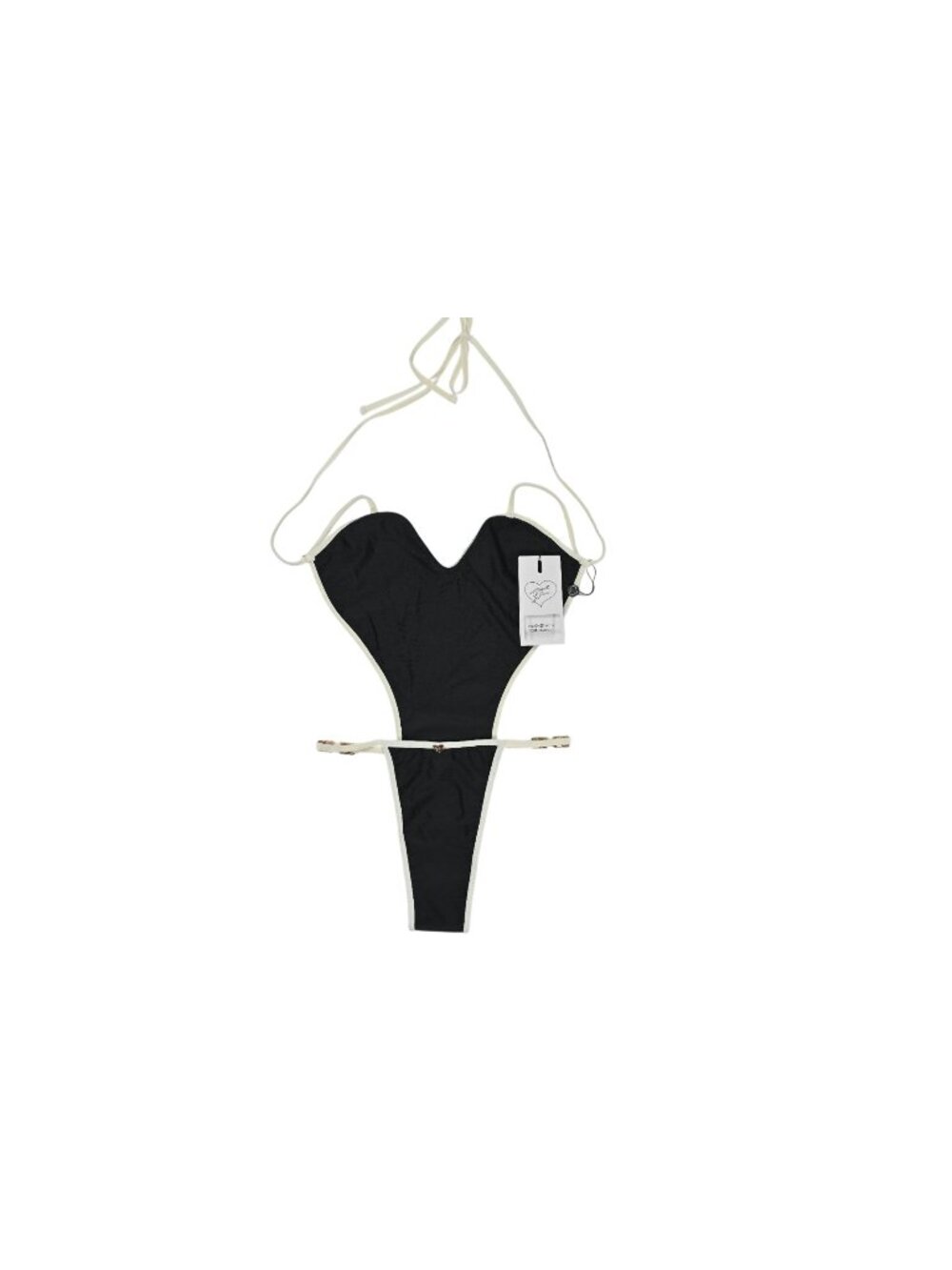 Heart of Sun Jolie One Piece Swimsuit in Black